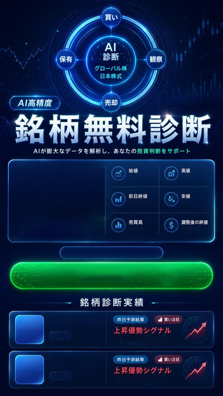 銘柄無料診断